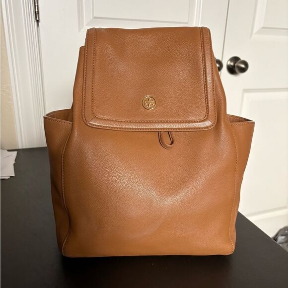 Tory Burch Leather Backpack - Picture 1 of 6